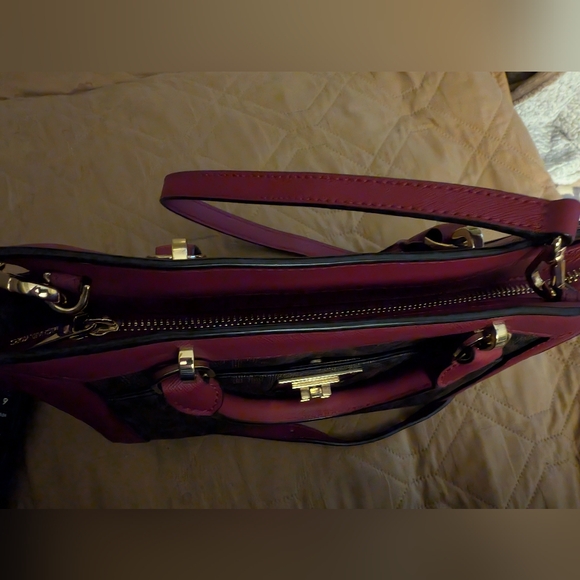 Michael Kors Red and Brown Women's Bag - Picture 5 of 10